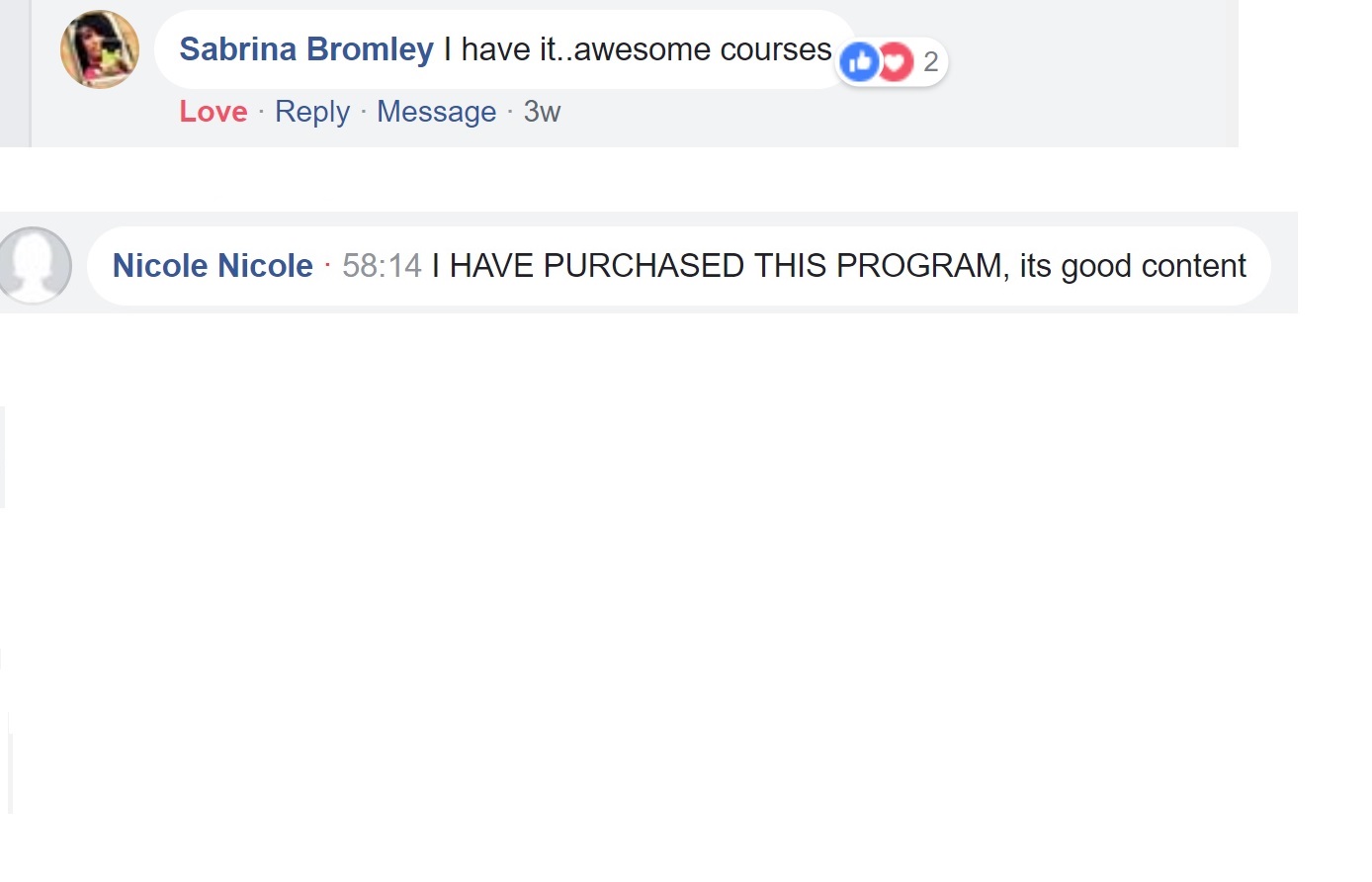 Choosing Nursing member testimonial 3
