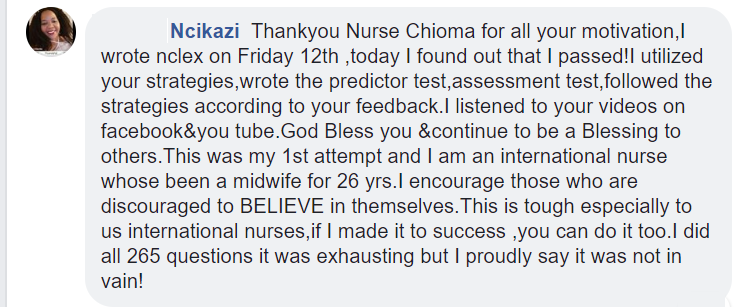 Choosing Nursing member testimonial 9